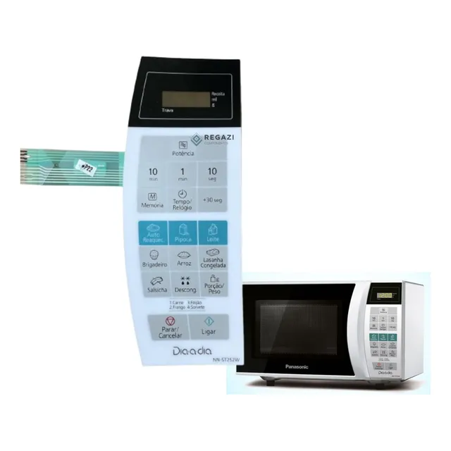 Membrana Teclado Microondas Panasonic Nn-st252w Dia A Dia