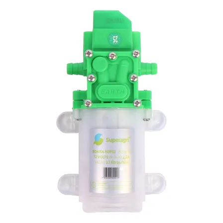 Motor Bomba Diafragma 12v 80 Psi Superagri