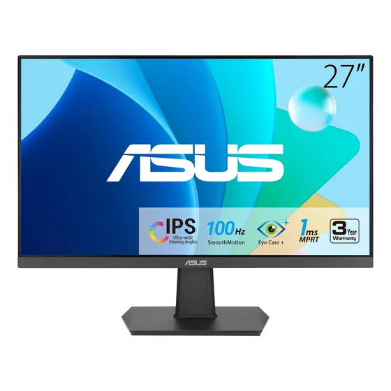 Asus Monitor De 27 Pulgadas 1080p Sin Marco 100hz 1ms Hdmi