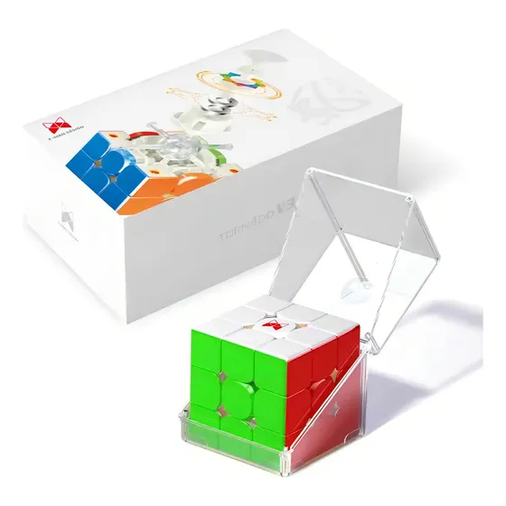 Cubo Mágico 3x3x3 Tornado V3 Pionner Uv Magnético Qiyi Cor da estrutura Stickerless