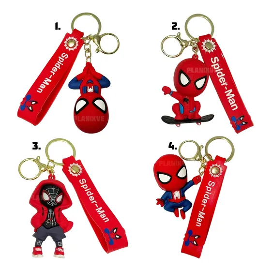 Llaveros De Goma Spiderman Women Marvel 