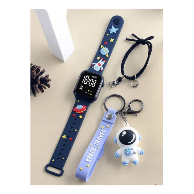 Reloj Digital Electronico Pulsera Infantil Niños (3 Piezas)