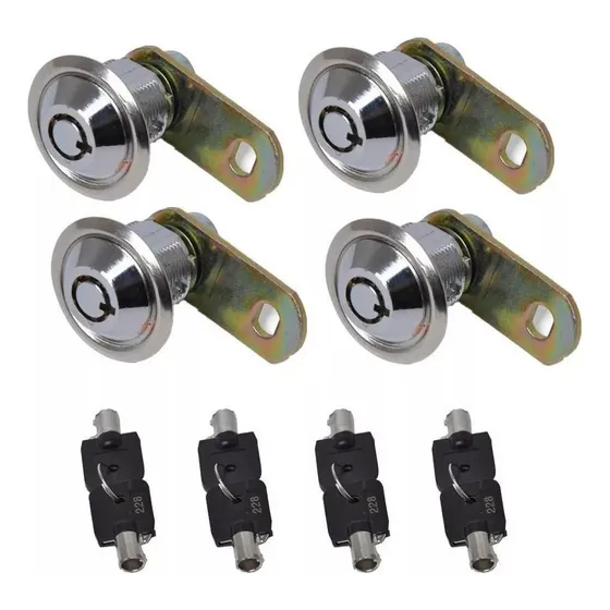 1-1 / 8 Tubular Cam Lock 180deg & 2key Puxe Gaveta Caixa De