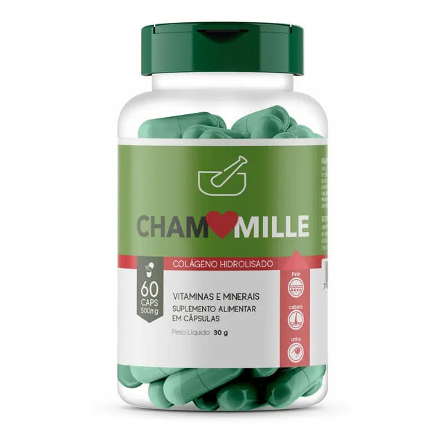 Chamomille Colágeno Hidrolisado 60 Cápsulas