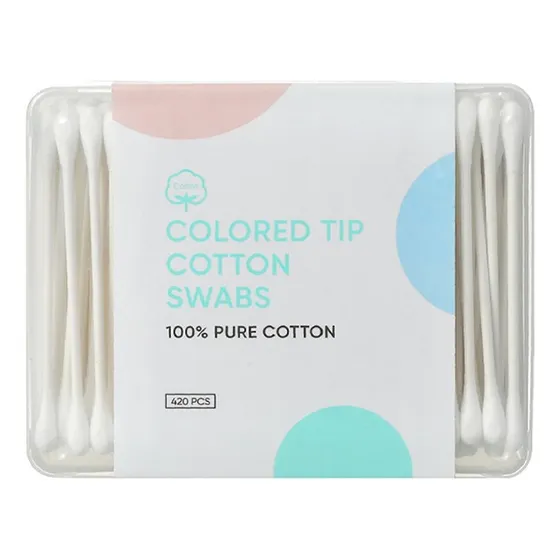 Miniso Paquete De Cotonetes Algodón 420 Piezas
