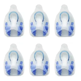 6 Unid. Silicona Suave Abahub Clip Nariz/tap. Oídos Natación 6 Unid. Silicona Suave Abahub Clip Nariz/tap. Oídos Natación