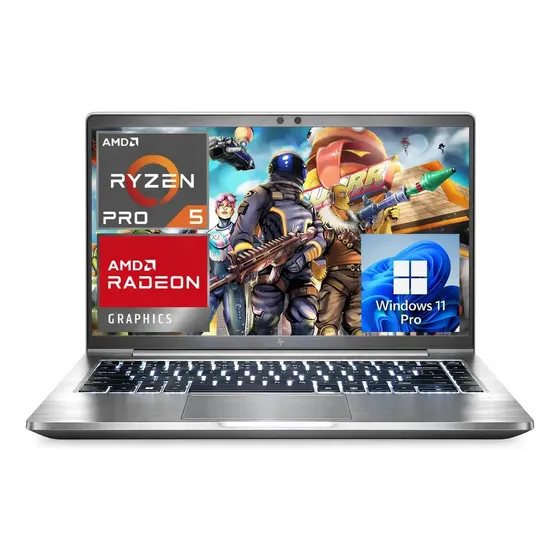 Portátil HP Elitebook G9 with Amd Ryzen 5 Pro 5675u, 16 GB de RAM DDR4, 256 GB SSD, Windows 11 Pro, For Business & Games - Excelente