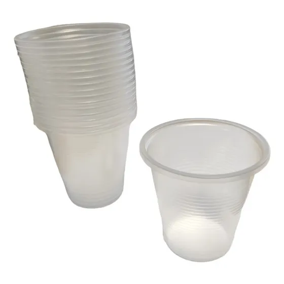Vaso Plástico Transparentes Desechable 7 Oz/200cc 100 Unid.