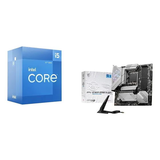 Procesador Escritorio Intel Core I5-12400f + Placa Base Para