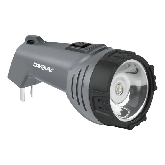 Linterna Led Rayovac Recargable 220v Super Led 100 Lumens Color De La Linterna Gris Color De La Luz Fria/dia