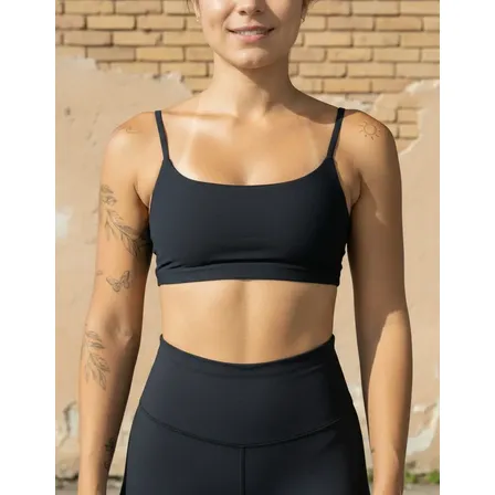 Top Fitness De Lycra Academia Treino E Crossfit Alça Fina