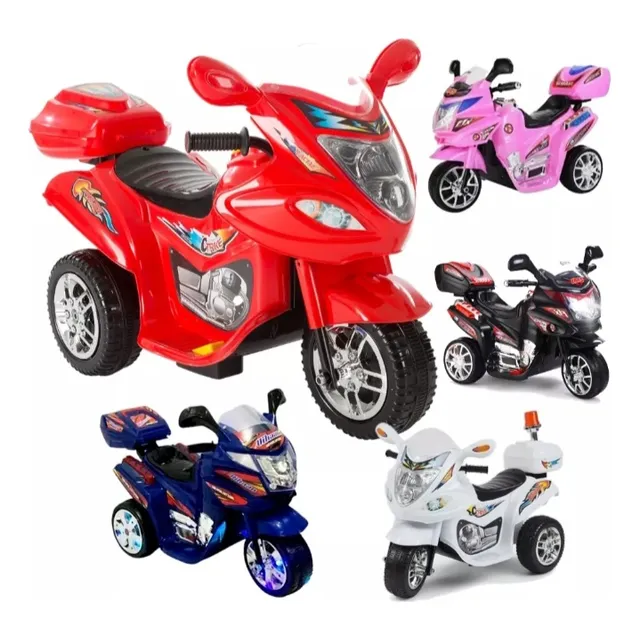 Moto Eléctrica Montable Tipo Triciclo Recargable Para Niños