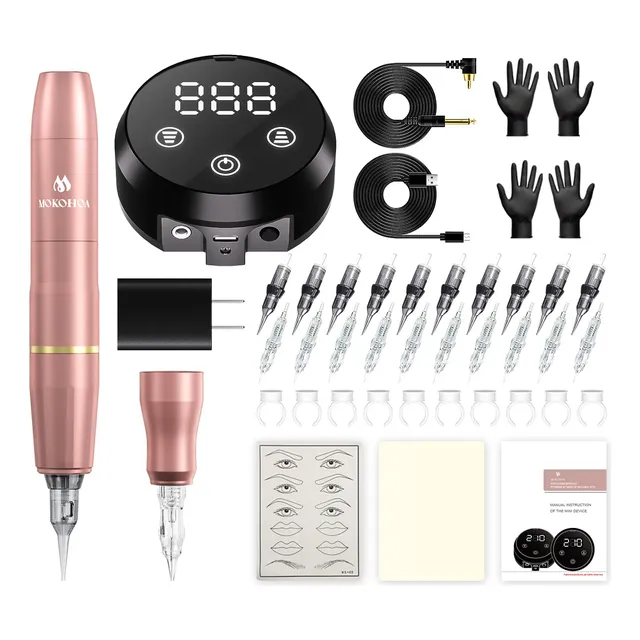 Máquina De Maquillaje Permanente De Mokohoa, Kit De 3rwly
