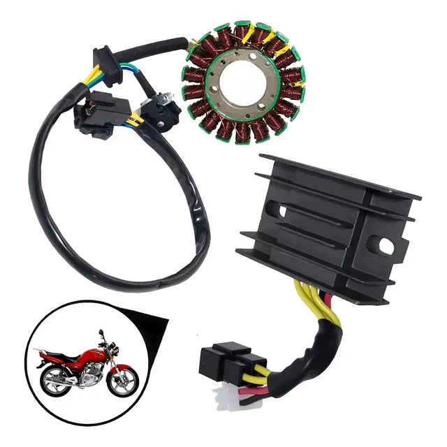 Estator Bobina Regulador Voltagem Intruder 125 2003 2004