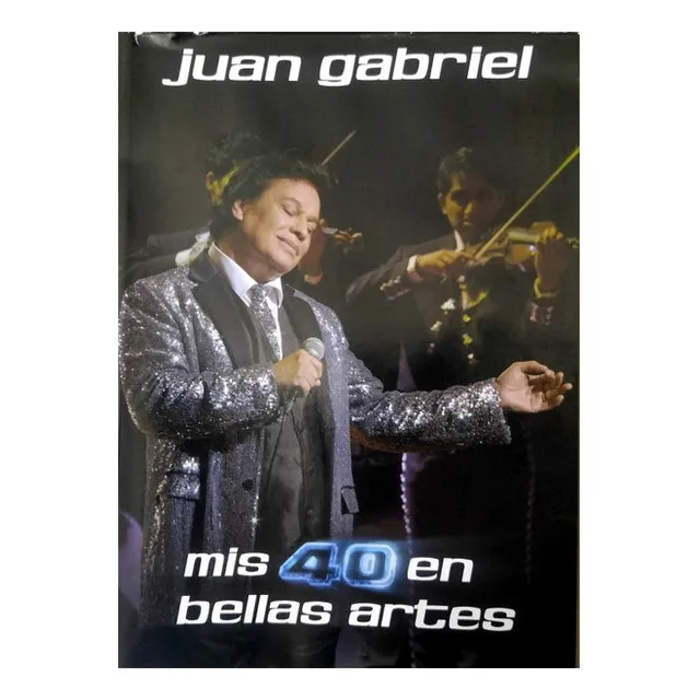 Dvd Juan Gabriel Mis 40 En Bellas Artes (2014) Fonovisa