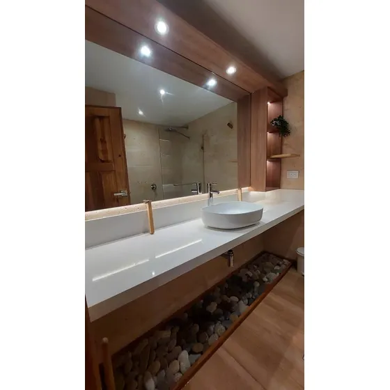 Topes Para Cocina Baños Cuarzo Blanco Puro Y Mas