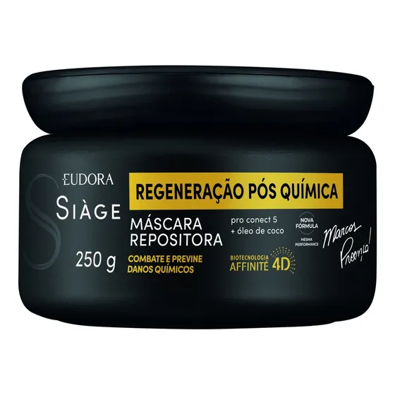 Máscara Capilar Siàge Regeneração Pós Química Eudora 250g