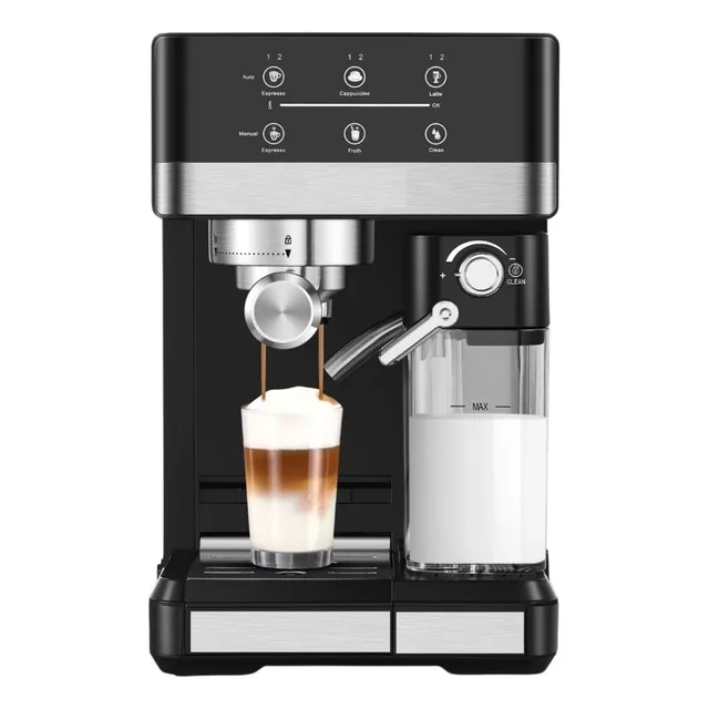 Cafetera Digital 3 En 1 Expresso Espumador De Leche 20 Bar
