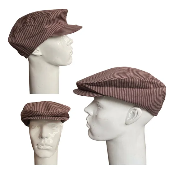 Boina De Hombre Nation Adrien Café Rayas - Talla L