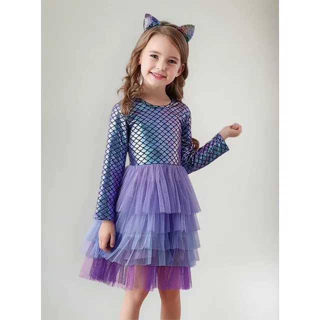 Vestido De Niña, Vestido Fiesta, Vestido Sirenita, Princesa 