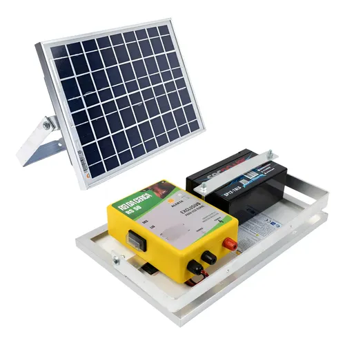Cerca Elétrica Rural Solar Zebu ZS20BI 35km Kit Completo com