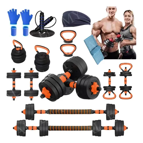 💪 Mancuernas Hexagonales 20 LBS Goma Premium MMA Equipamientos CR