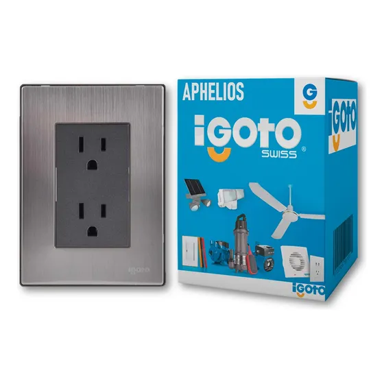 Placa Armada Inox2001 C/contacto Duplex Igoto Oxford  52 Pza