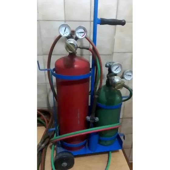Equipo Oxicorte Portátil Uniweld Como Nuevo Bombonas Llenas 