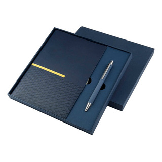 Set Libreta Pasta Suave Boligrafo Metalico Caja Regalo Zegno Set Libreta Pasta Suave Boligrafo Metalico Caja Regalo Zegno