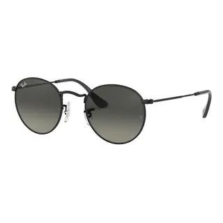Ăculos De Sol Masculino E Feminino Round Flat Lenses Preto E Cinza Ray-ban Ăculos De Sol Masculino E Feminino Round Flat Lenses Preto E Cinza Ray-ban