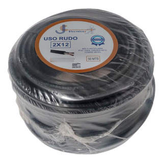 Cable Uso Rudo 2x12 - 50 Mts 100% Cobre Jc Electricos Cable Uso Rudo 2x12 - 50 Mts 100% Cobre Jc Electricos