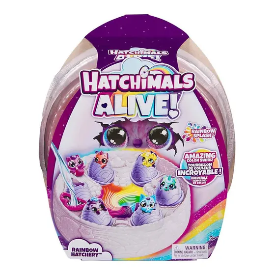 Hatchimals Alive Arco Íris Com 6 Ovos Surpresa Sunny