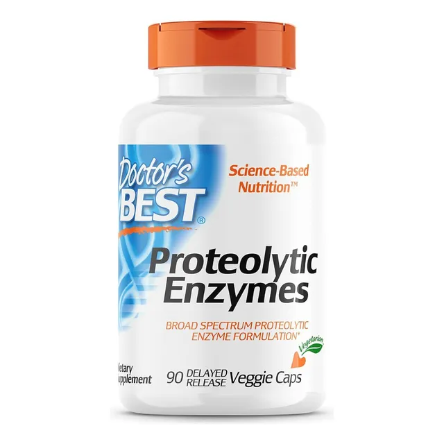 Enzimas Proteolíticas Doctor's Best 90 Cápsulas Vegetales
