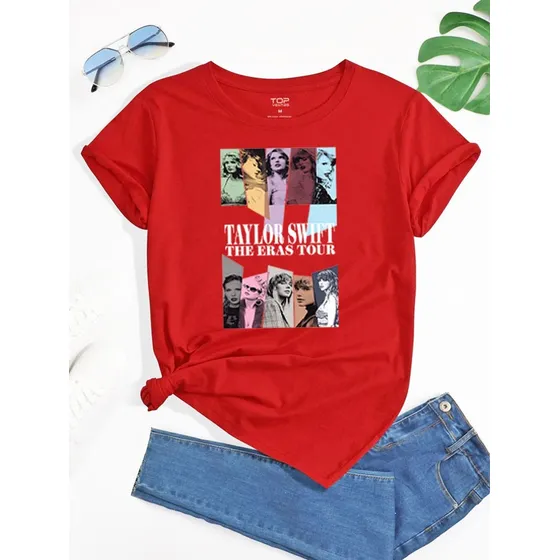 Franela De Taylor Swift Algodon Camisa - The Eras Tour