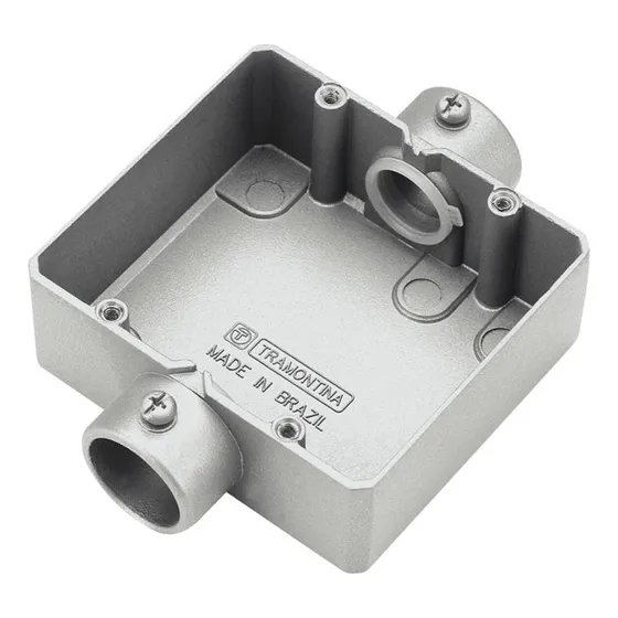 Condulete Alumínio Duplo C 3/4'' Sem Rosca 56111/012 - Tramo