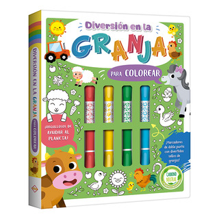 DiversiĂłn En La Granjapara Colorear 4 Crayones Doble Punta DiversiĂłn En La Granjapara Colorear 4 Crayones Doble Punta