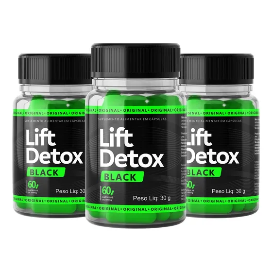 1 Un L .i. F .t Detox Life Original 60 Cápsulas