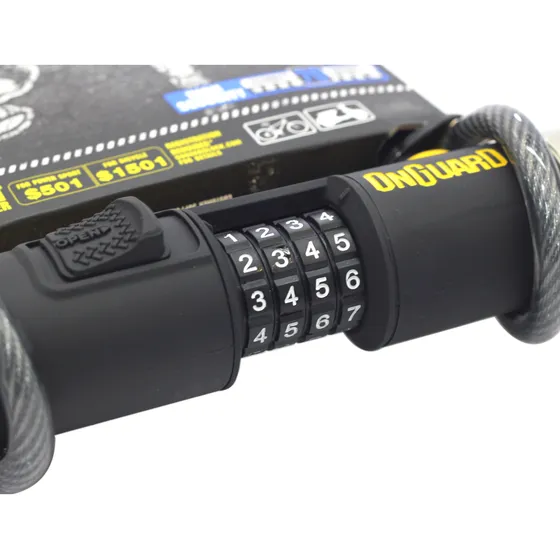 Candado Traba U Bicicleta Onguard Combo Dt + Linga 8012c