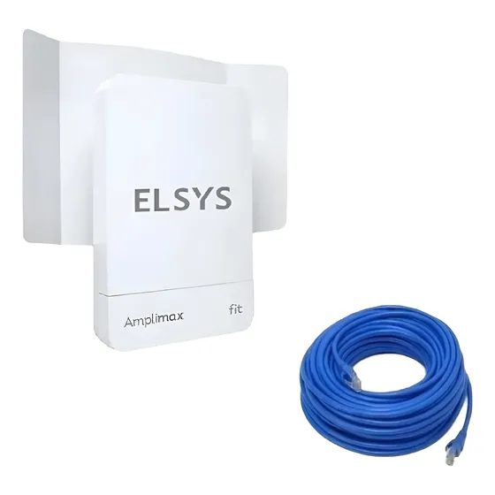 Link 3g/4g Amplimax Fit Elsys + 10m De Cabo De Rede