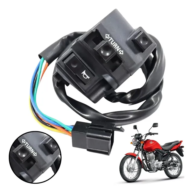 Punho Chave De Luz Seta Cg 125 Fan Ks 2005 2006 2007 2008