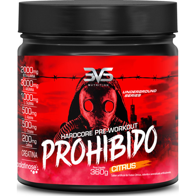 Prohibido Pré Treino 360g - Sabor: Citrus - A Combinação Perfeita De 8 Ingredientes Que Pr... Prohibido Pré Treino 360g - Sabor: Citrus - A Combinação Perfeita De 8 Ingredientes Que Pr...