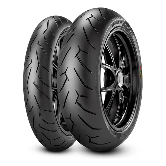 Kit Cubiertas Pirelli Diablo Rosso 2 - 120 70 17 + 190 50 17
