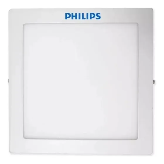 Panel Plafón De Aplicar Led Redondo Cuadrado 18w Philips