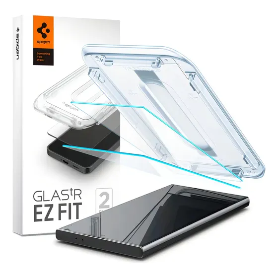 Para Galaxy S24 Ultra Vidrio Pantalla Spigen Glastr Ezfit