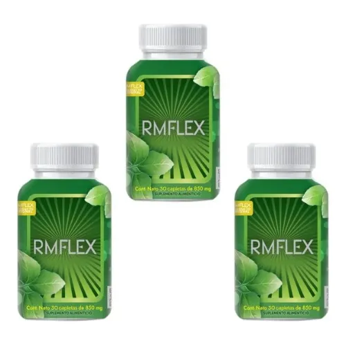 Suplemento RmFlex Suplemento Alimenticio RmFlex de 60g  3 packs x 30 un - Cápsula