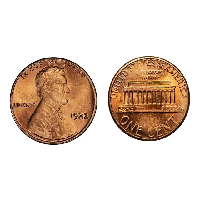 1 Centavo 1982 3.10 Grs Abraham Lincoln One Cent Dollar
