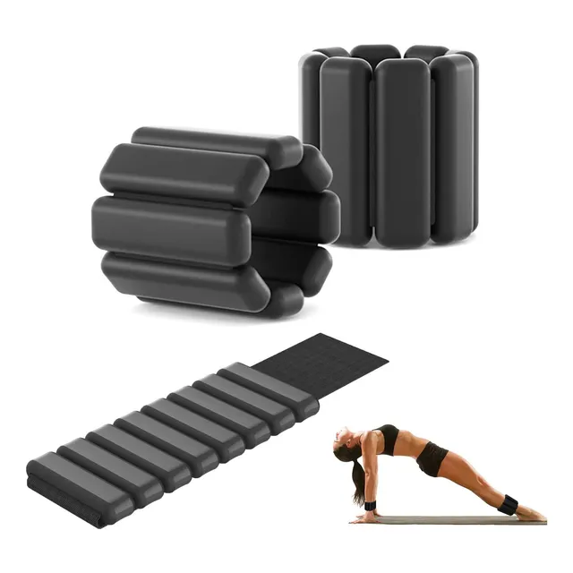 Polainas Ajustables De Silicona 1kg Para Tobillo Y Muñeca