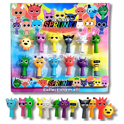 Sprunki Toys Rhythm Box Figures /z 24 Pieces | MercadoLivre