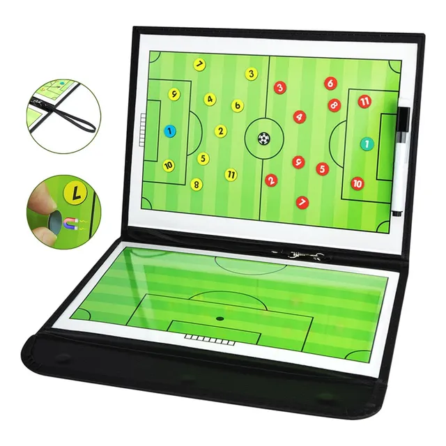 Prancheta Tatica Futebol Tecnico Futsal Magnetica Portatil