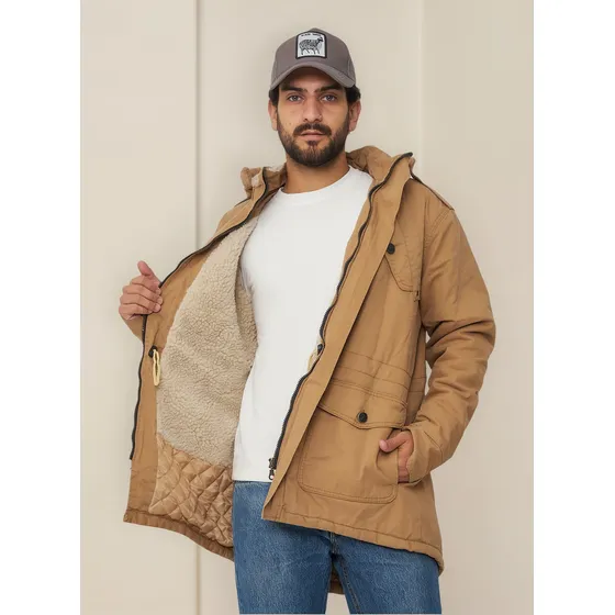 Customs Ba Camperas Hombre Parka Corderito Campera Full 